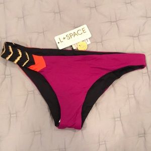 NWT L*Space swim bottoms. Size S